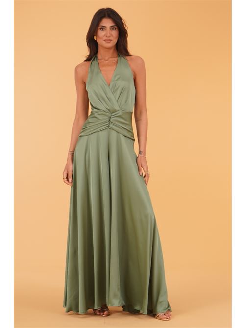 Tuta palazzo in raso Le Rjtange | SK83VERDE